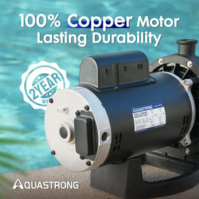 AQUASTRONG IPX4 design withstands sun and splash