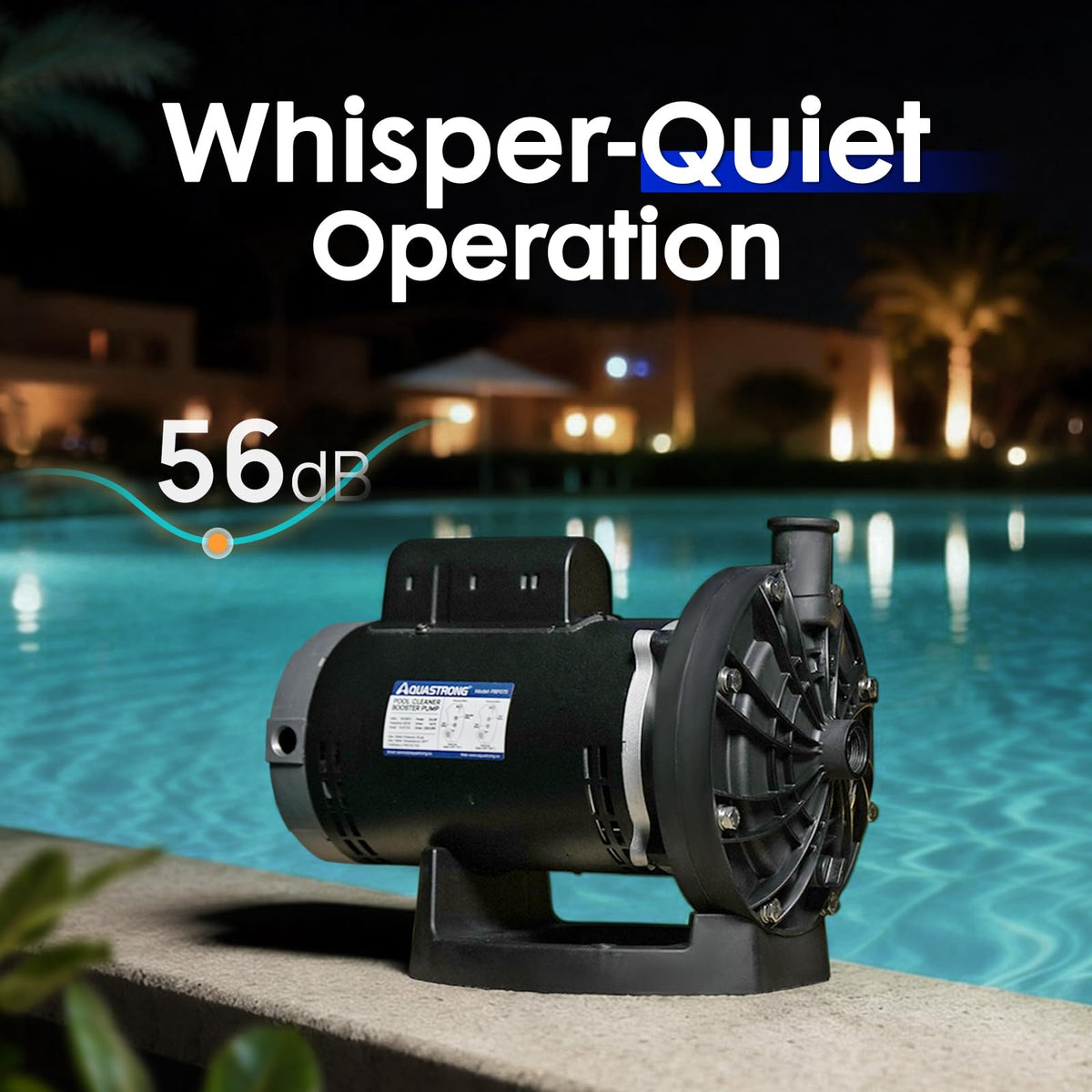 AQUASTRONG included fittings simplify installation and routine maintenance