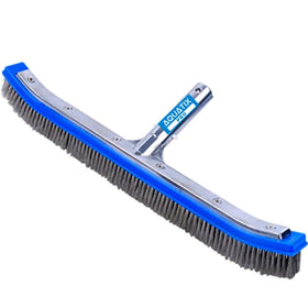 Aquatix Pro 18-inch brush head cleans pool walls and floors quickly and deeply.