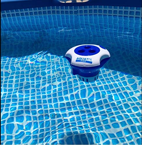 Aquatix Pro diffuses tablets evenly for balanced sanitization.