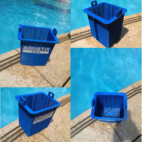 Aquatix Pro Hayward pump basket handles close-up for easy removal and cleaning