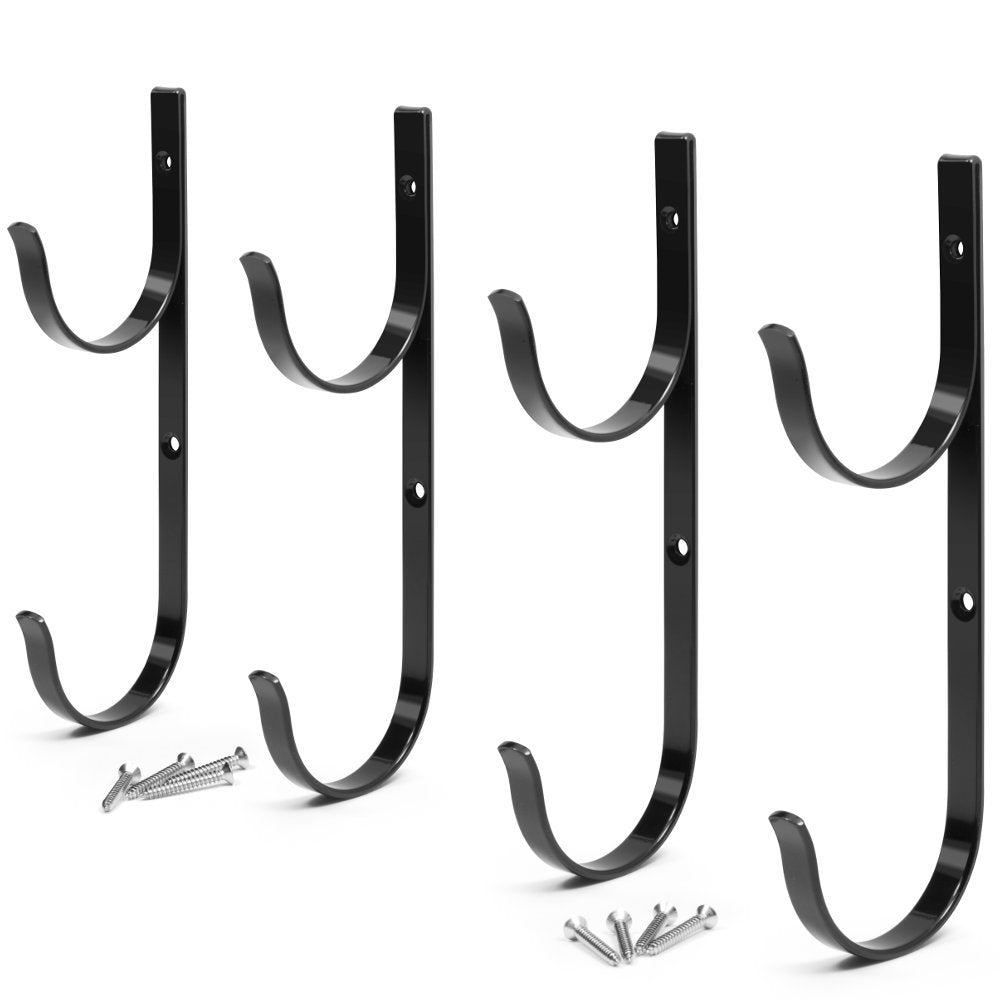 Aquatix Pro pool pole hanger 4pc keeps pool tools organized and accessible