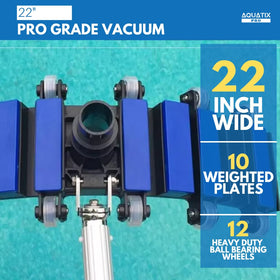 Aquatix Pro stainless steel balls enable smooth navigation across surfaces.