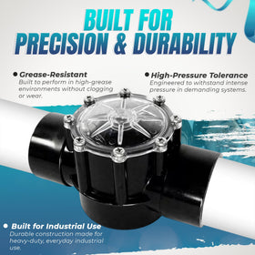 Aquatonics 263042 compatibility fits 8-screw 2-inch valves.