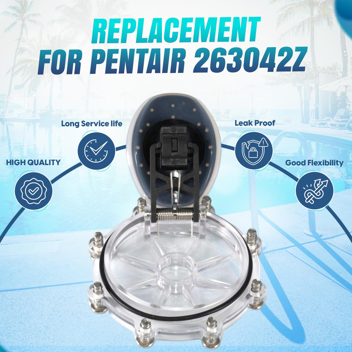 Aquatonics flapper assembly on 263042Z cover, simple replacement.