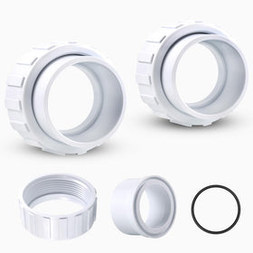 Aquatonics salt cell union kit 2inch for Hayward and Goldline systems, durable replacement.