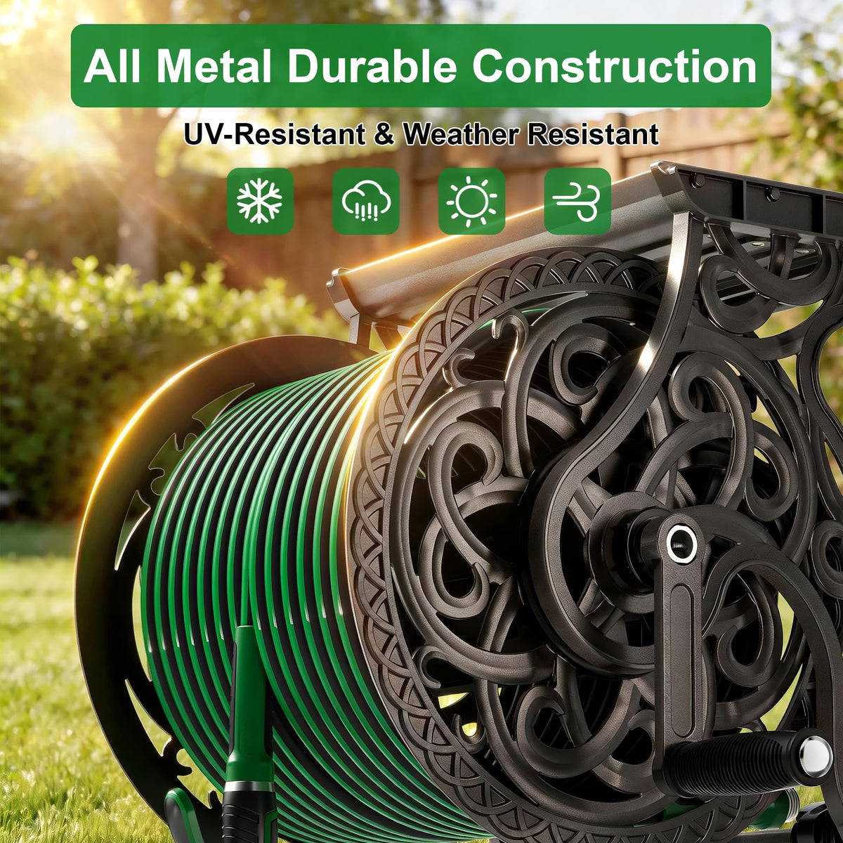 AQUAZILLA aluminum frame close-up highlighting rugged durability in any weather.