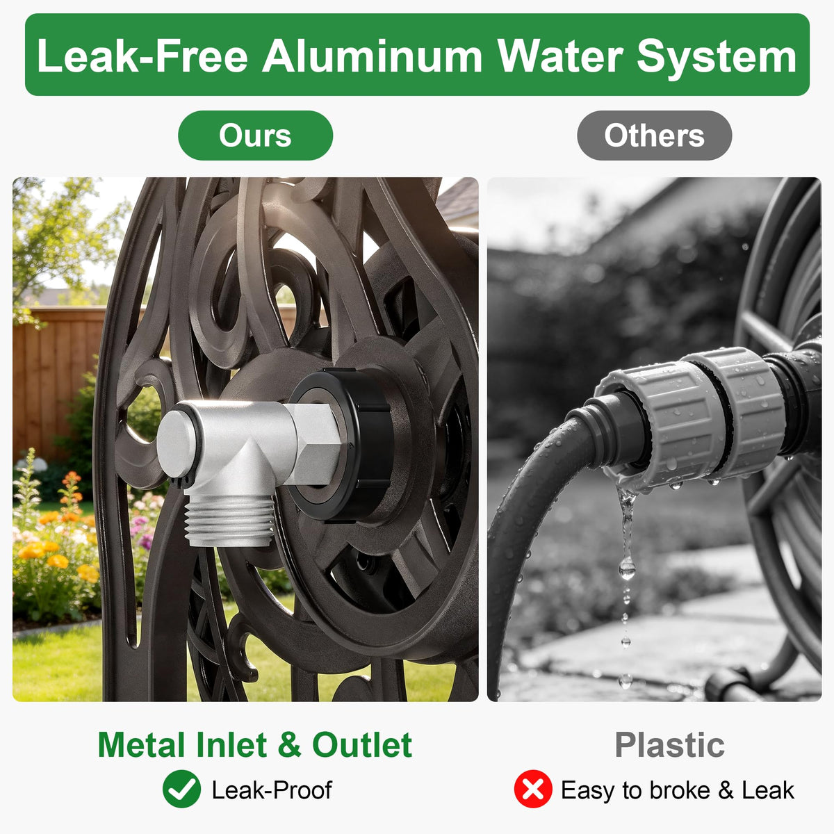 AQUAZILLA quick-install hardware pack enables fast, tool-free setup.