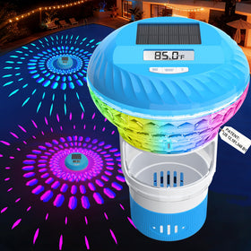 AquClor thermometer float with clear display for quick pool temperature checks.
