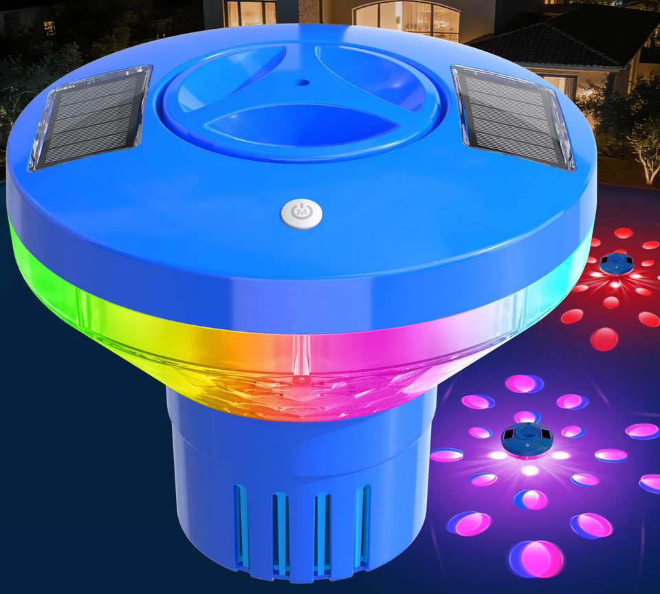 AquClor large-capacity chlorine floater ready for easy pool maintenance.