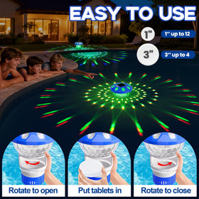 AquClor durable PP and ABS construction withstands sun and splashes for season-long use.