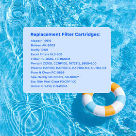 AQUIVEX CCRP100 captures 10-15 micron particles for cleaner water.