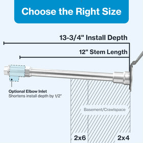 Aquor 316L stainless steel construction resists corrosion for long-term durability.