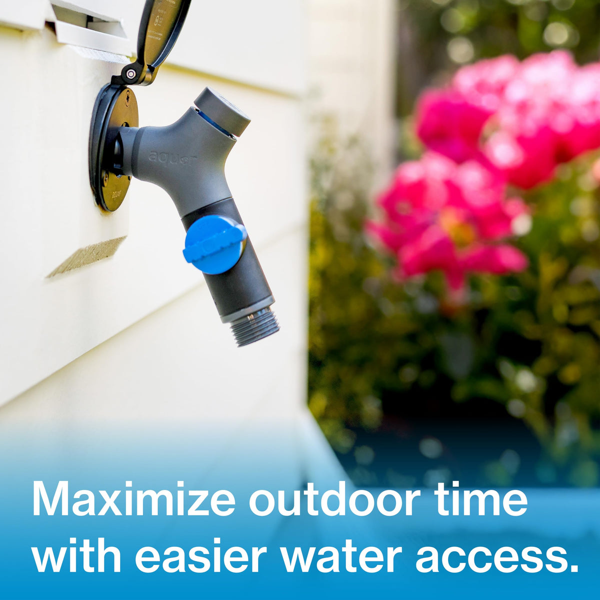 Aquor Comfort Grip VB hose connector ergonomic handle enables comfortable long watering sessions