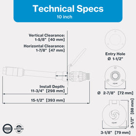 Installation guide included with Aquor hydrant enables straightforward setup