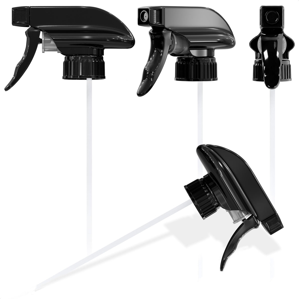 Aquue 4-pack nozzle heads shown as a pack, offering universal compatibility for quick upgrades.