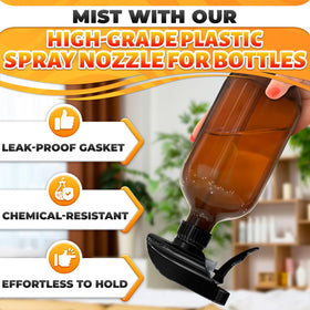 Aquue adjustable spray pattern image shows mist or stream options for varied tasks.