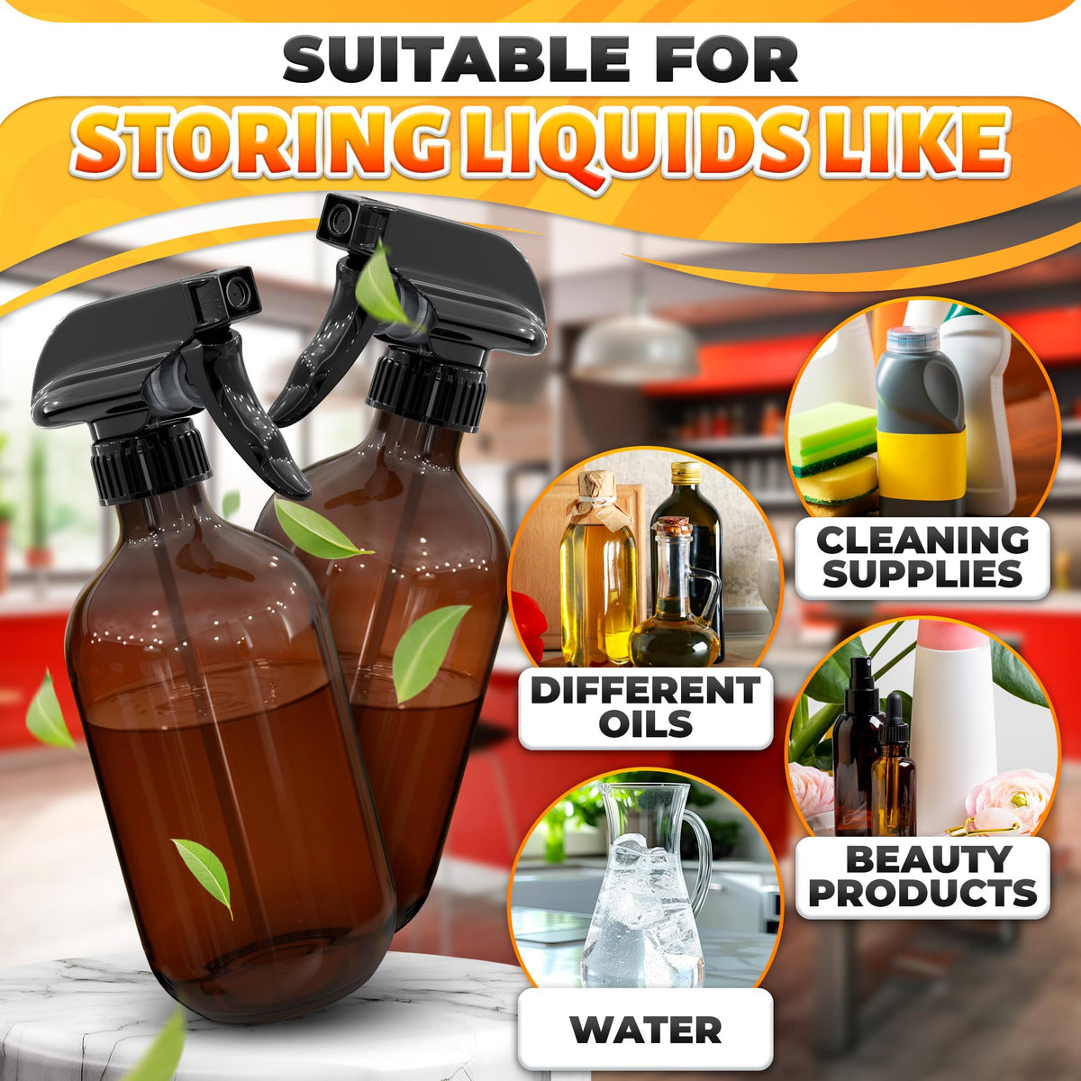 Aquue snug-fit nozzle ensures minimal drips and secure attachment.