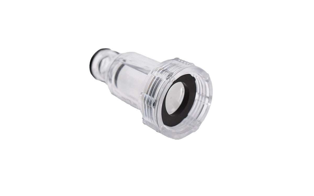 Swivel inlet grip enabling secure attachment with minimal effort