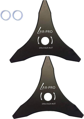 AR-PRO 10-inch blade with washers for quick field clearing.