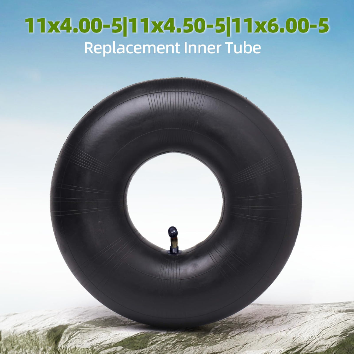 AR-PRO inner tube 11x4-50-5 with TR-87 valve for wheelbarrows and hand trucks.