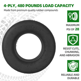 AR-PRO two-pack tires ready for replacement and installation