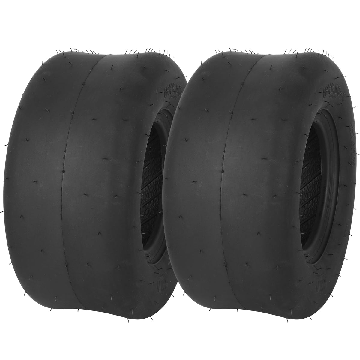 AR-PRO 13x6.50-6 tubeless lawn mower tire side view showing compact size and fit for riding mowers