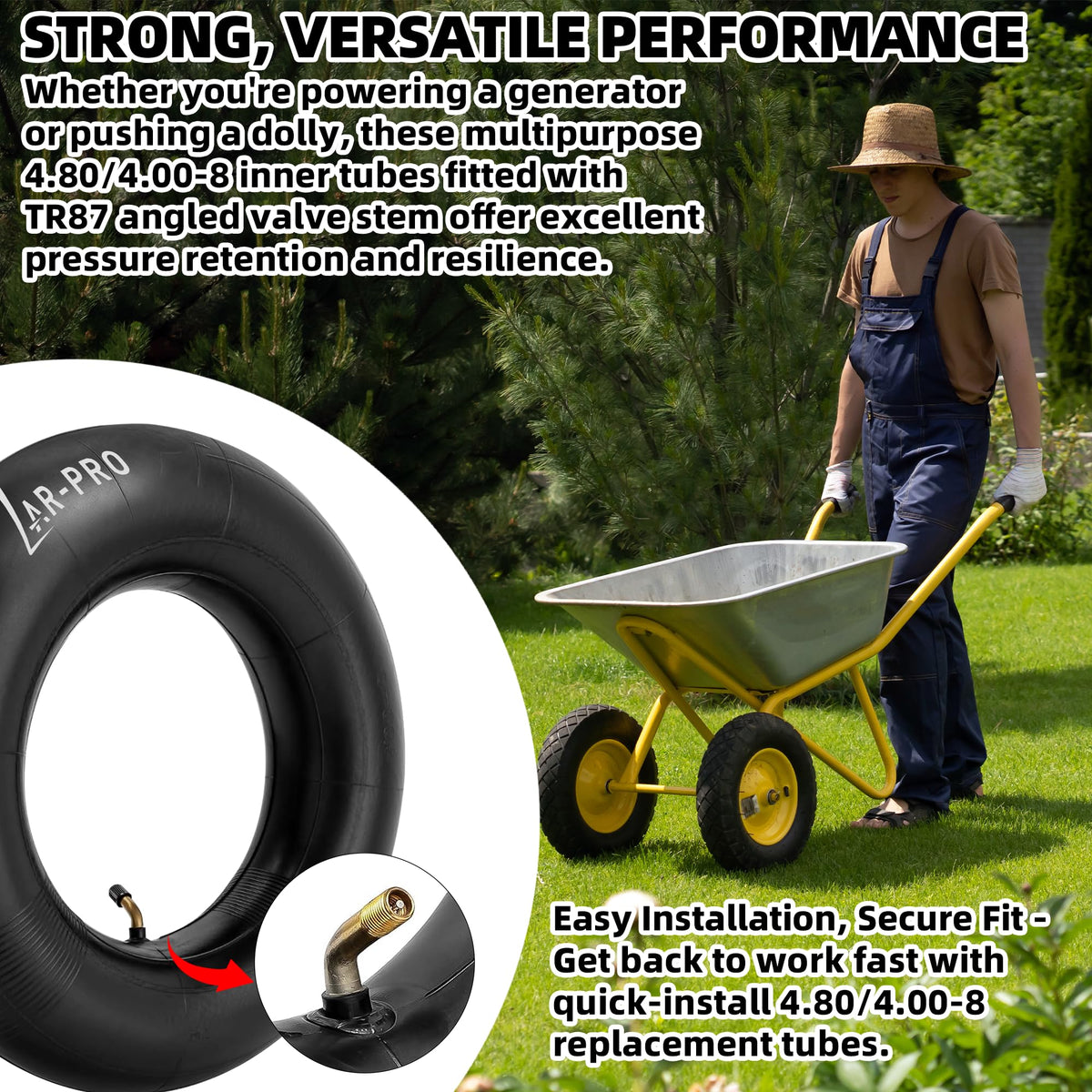 AR-PRO quick-install tubes help keep mowers and carts running smoothly.