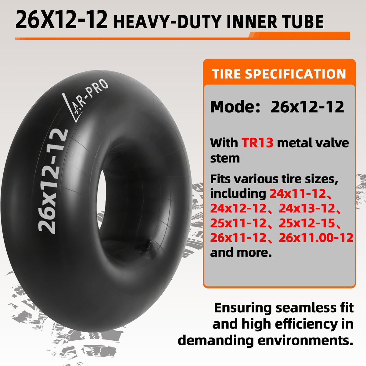 AR-PRO inner tube installation guide on ATV/UTV tires