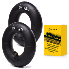 AR-PRO 2-pack inner tube ready for 2.80/2.50-4 tires boosts scooter and cart performance