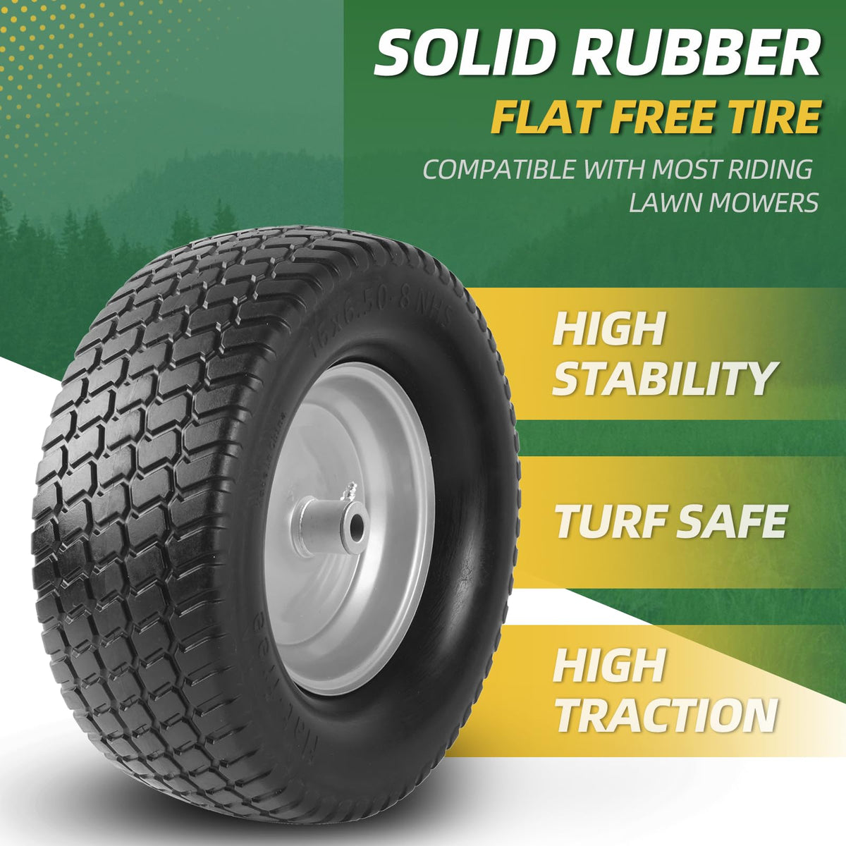 AR-PRO 3mm turf tread provides reliable grip with minimal turf wear.