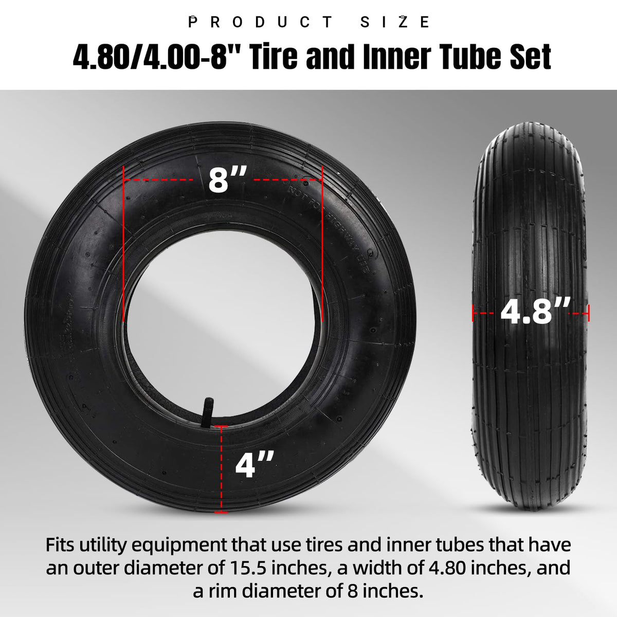 AR-PRO tire tread rib detail highlighting turf-friendly traction