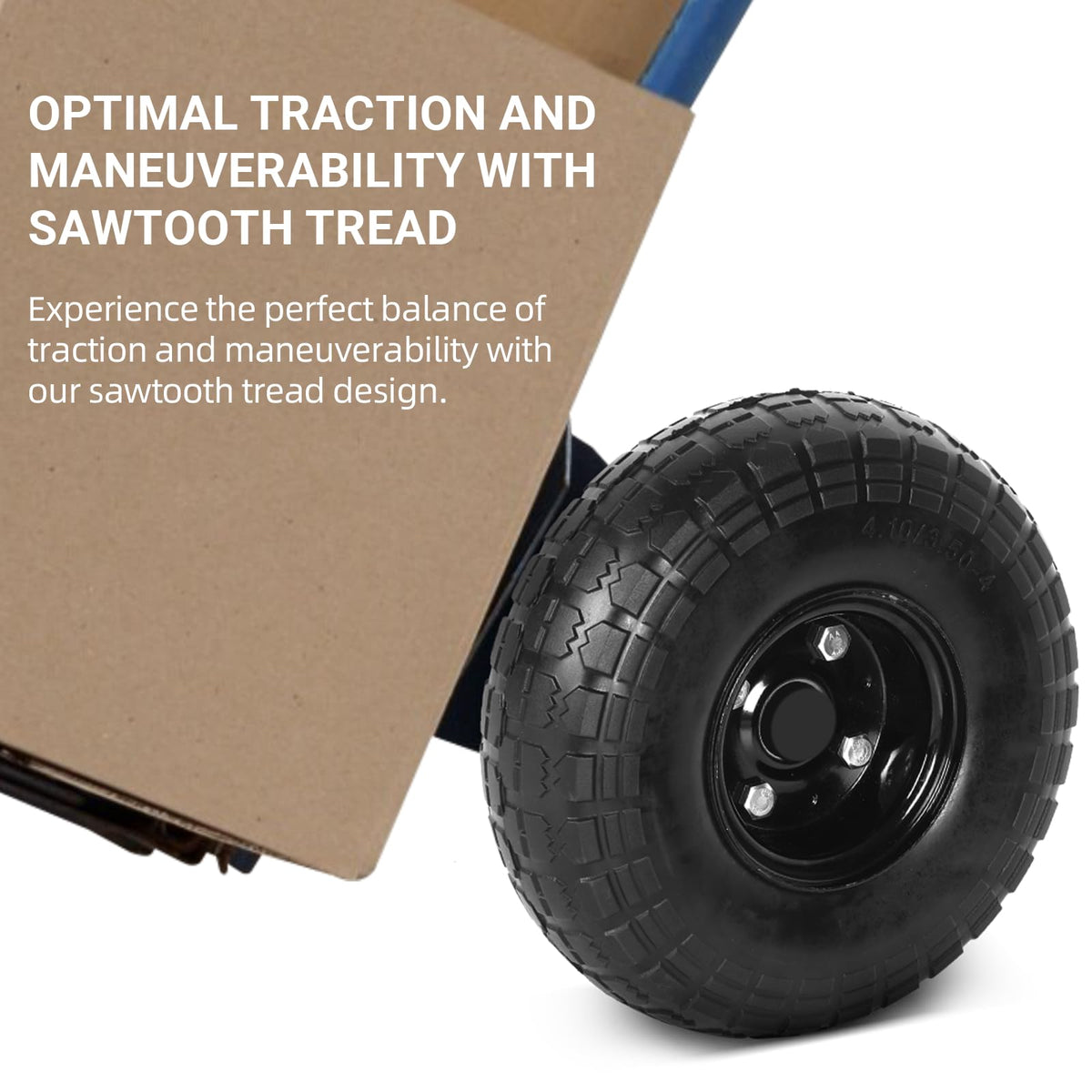 AR-PRO heavy-duty run-flat wheel assemblies resist puncture and wear.