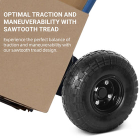 AR-PRO heavy-duty run-flat wheel assemblies resist puncture and wear.