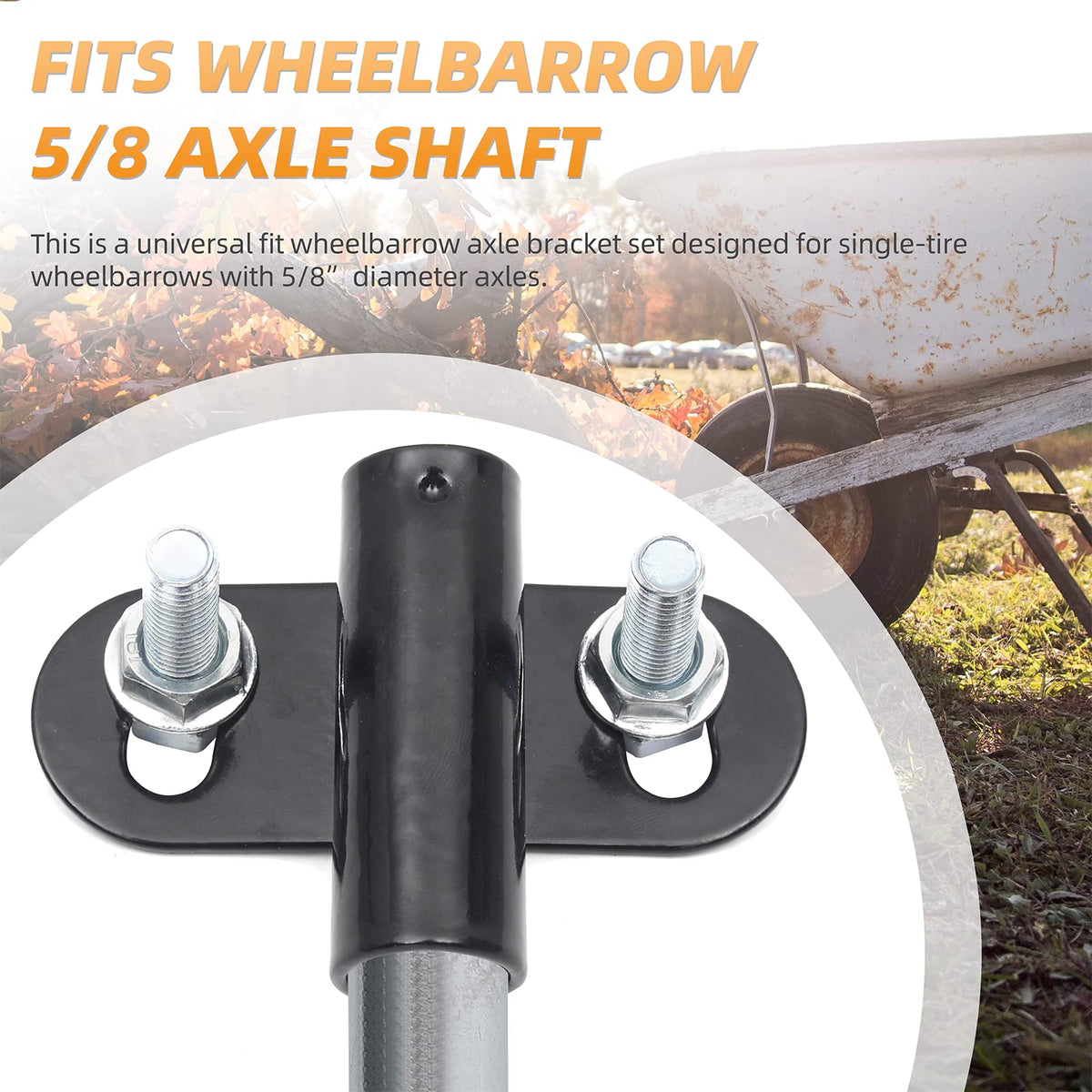 AR-PRO brackets top stoppers shown for secure axle positioning during use.