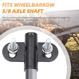 AR-PRO brackets top stoppers shown for secure axle positioning during use.