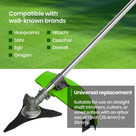AR-PRO blade compatible with Husqvarna, Stihl, and Ego for versatile use.
