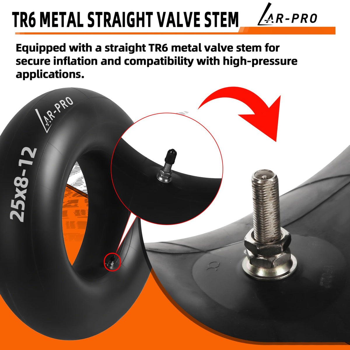 Butyl rubber construction boosts puncture resistance on rugged terrain
