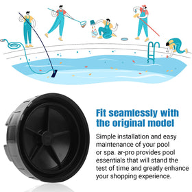 AR-PRO durable ABS lid built to withstand poolside conditions.