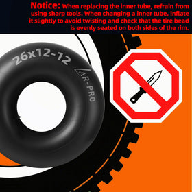 AR-PRO heavy-duty tube suits ATVs, UTVs, and golf carts.