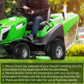 AR-PRO lawn mower front tire assembly provides durable, reliable traction