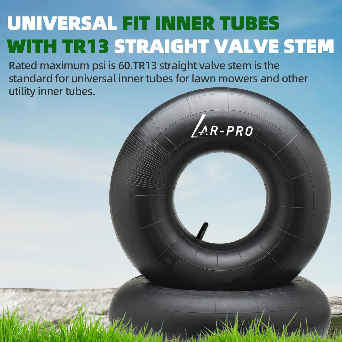 AR-PRO inner tubes install easily with no tools for quick maintenance