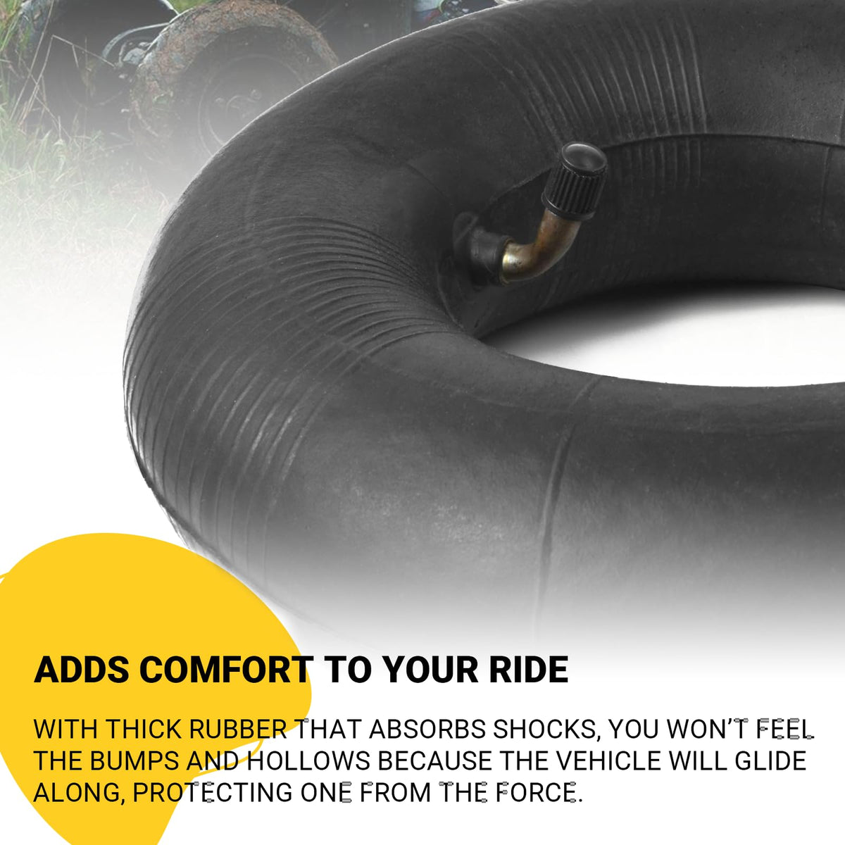 AR-PRO hand truck inner tube with durable construction and 4-inch rim compatibility