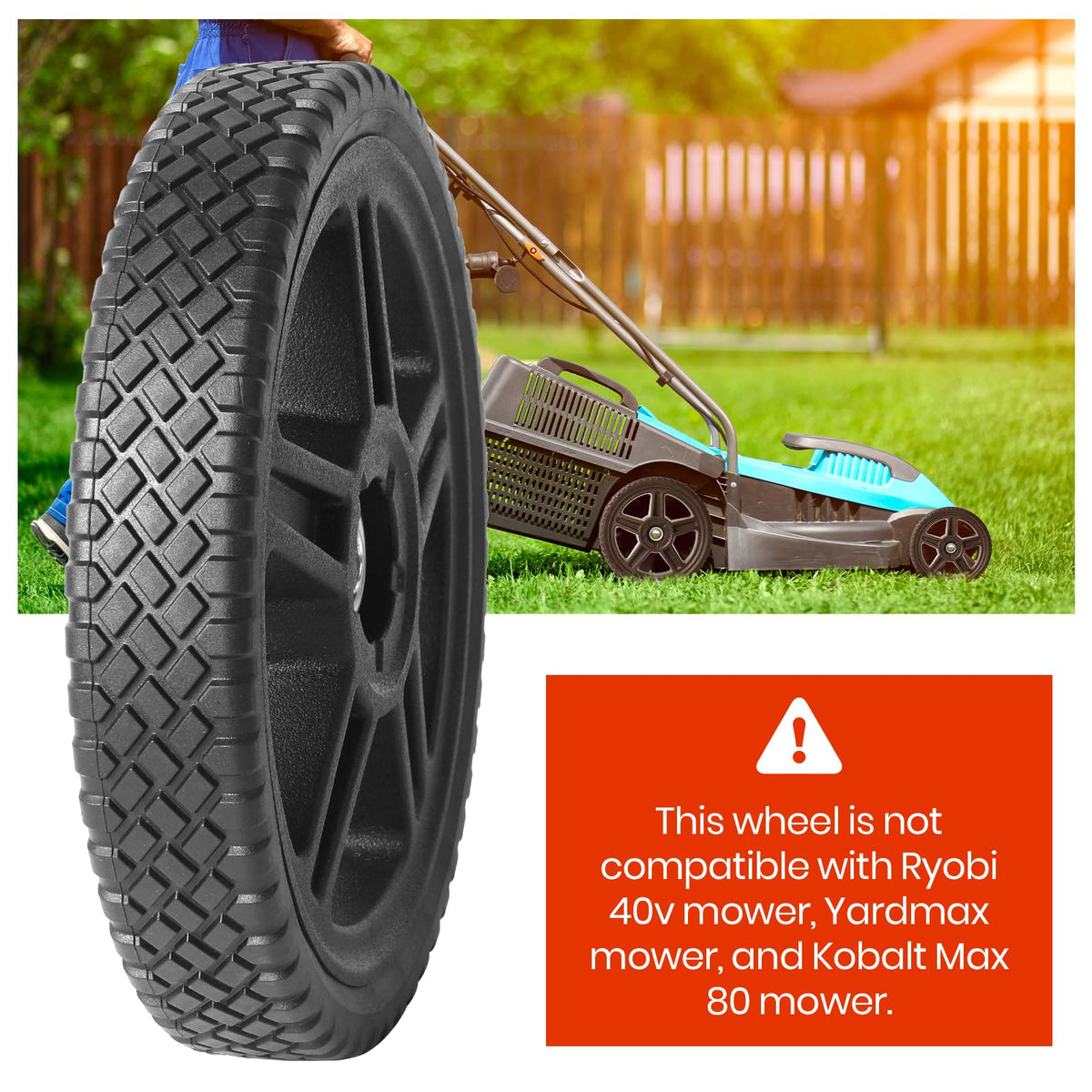 AR-PRO heavy-duty 120 lb capacity wheels handle tough outdoor tasks.