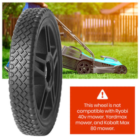 AR-PRO heavy-duty 120 lb capacity wheels handle tough outdoor tasks.