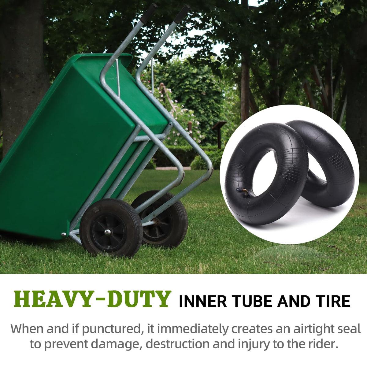 AR-PRO close-up of heavy-duty inner tube showing thick rubber.