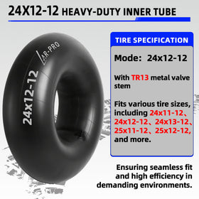 AR-PRO inner tube TR13 stem close up showing secure valve