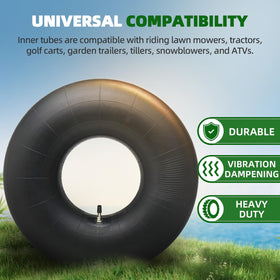 AR-PRO inner tubes mounted on a tractor with rugged tires.