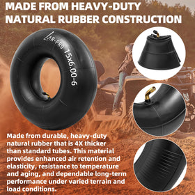 AR-PRO lawn mower wheel with inner tube installed for smooth ride