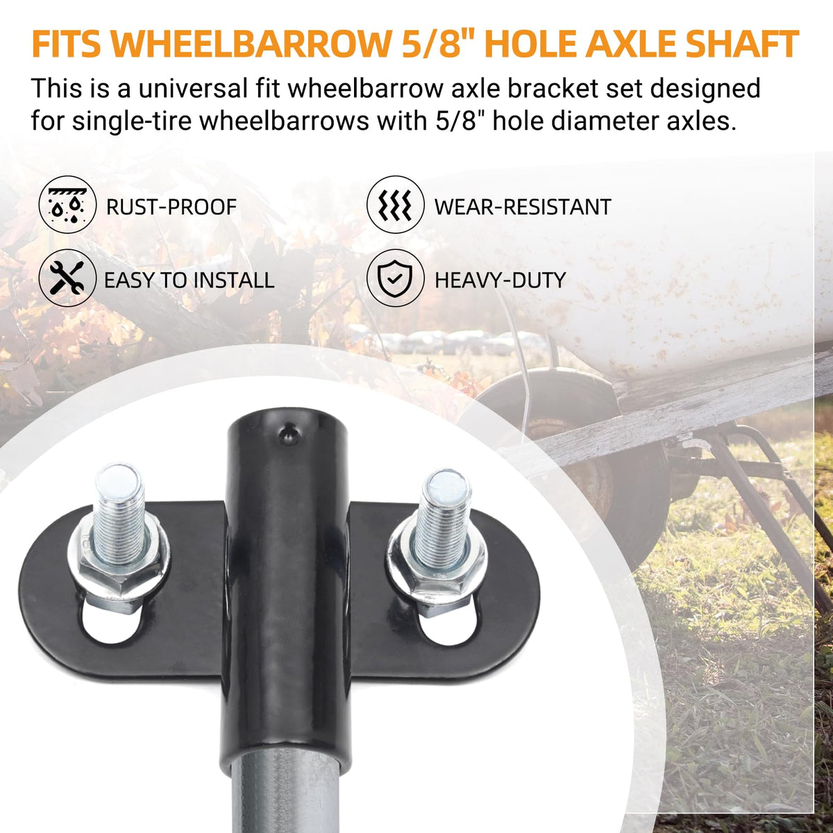 AR-PRO nylon spacers 1/2 inch long for precise spacing and alignment